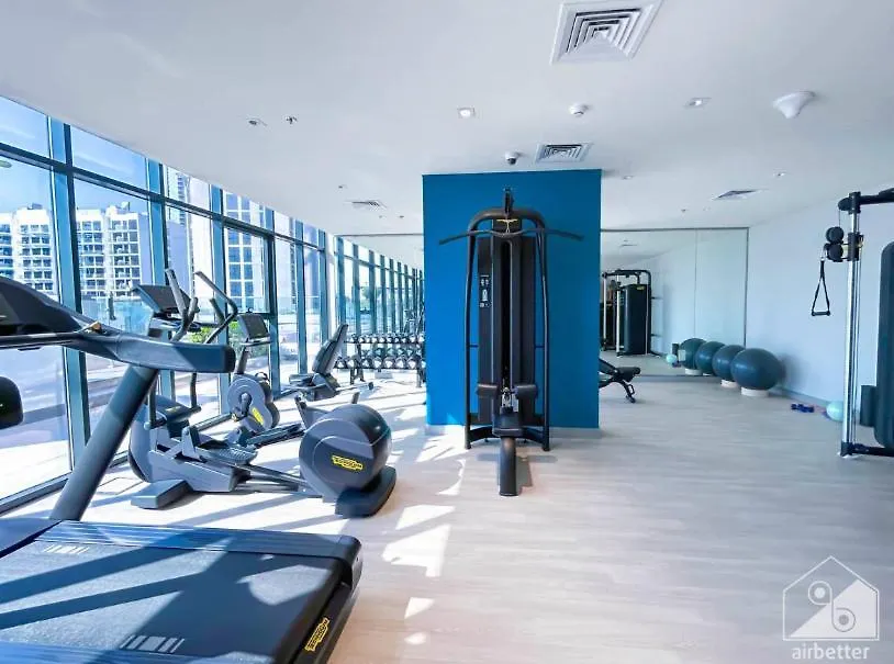 Charming Azizi Rivera Studio With Balcony Dubaj