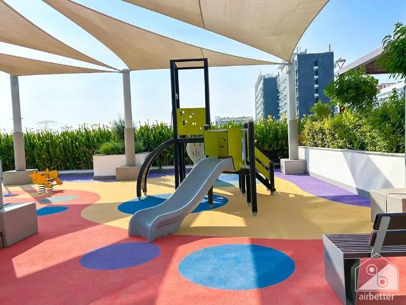 Apartament Charming Azizi Rivera Studio With Balcony Dubaj